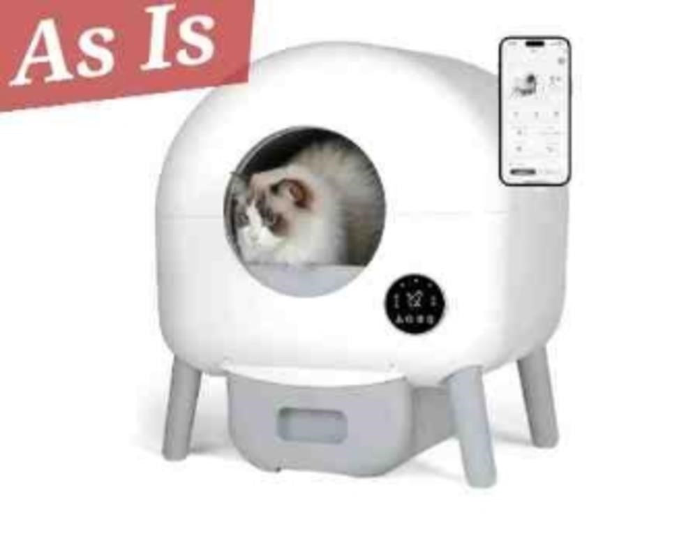 As-Is ZeaCotio Self Cleaning Litter Box - 100L Aut