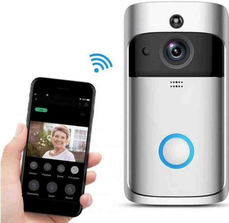 V5 Wireless Smart Video Doorbell Camera HD Wifi Doorbell