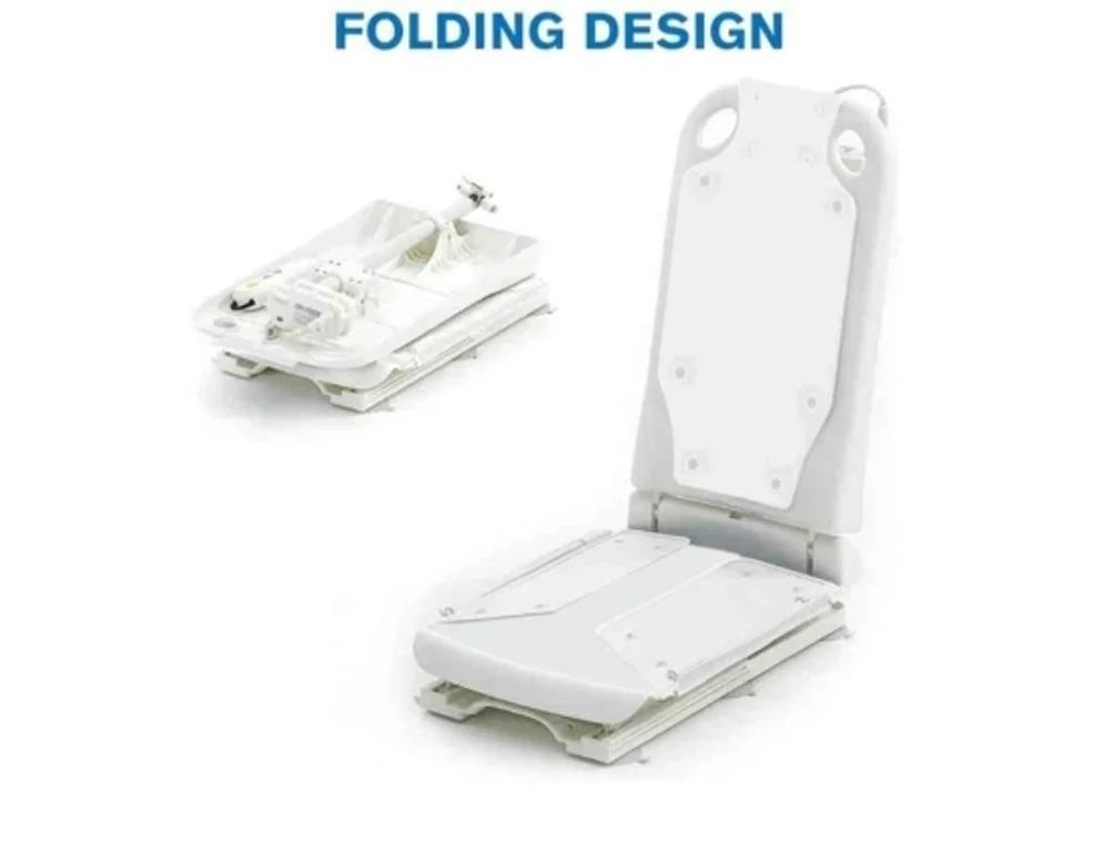 Helsevesen Electric Lift Chair, Stand-Up Aid Chair Lift, | Get Up from Floor | Floor Lift Chair | Can be Raised to 20” Help You Stand Up Again | Weight Limit 300 LB, White