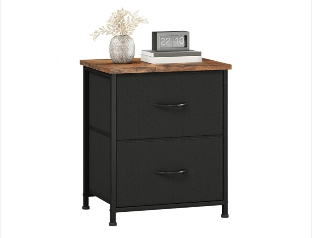 Somdot Nightstand with 2 Drawers