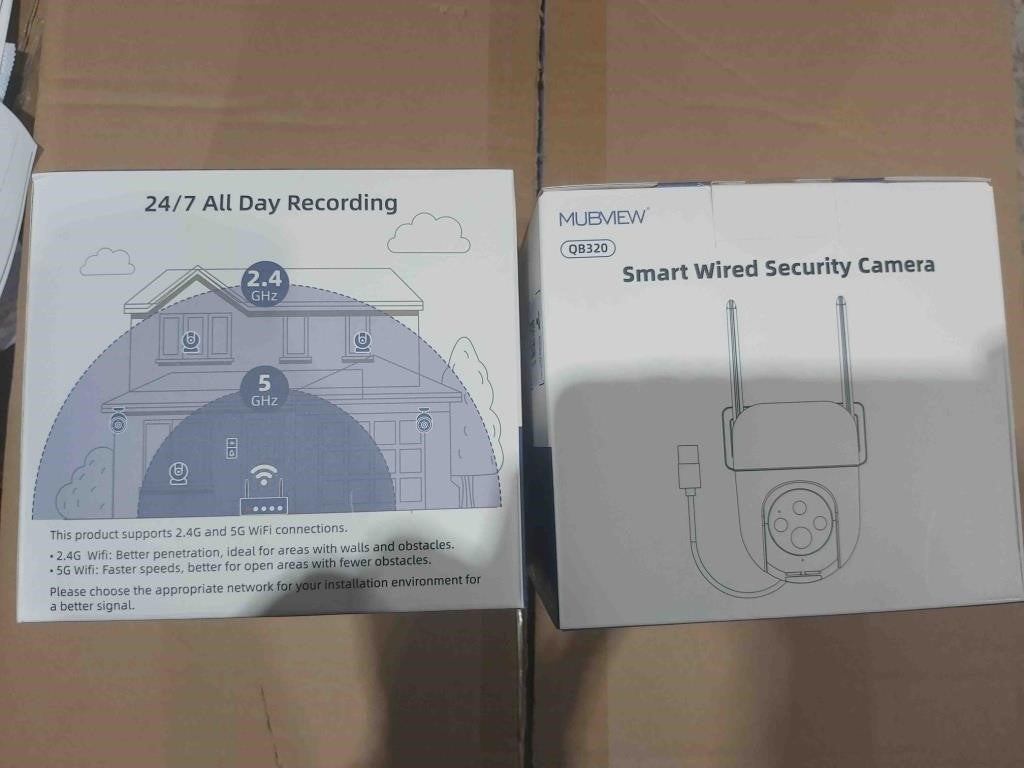 MUBVIEW Wired Outdoor Security Camera