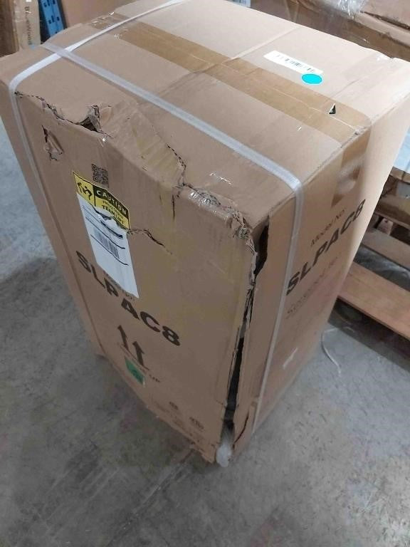 SereneLife Portable Electric Air Conditioner Unit-900W 8000 BTU Power Plug-in AC Cold Indoor Room Conditioning System with Cooler, Dehumidifier, Fan, Exhaust Hose, Window Seal, Wheels, Remote (SLPAC8)