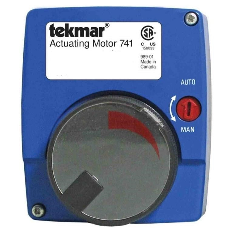 Tekmar By WATTS 741 Actuating Motor, Floating Action For 3 Way And 4 Way Brass Mixing Valves From Type 710 Through To Type 724