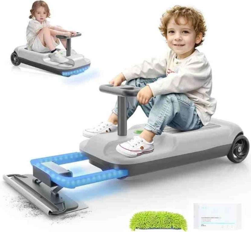 Clasoul Go Kart with Floor Cleaning Funct