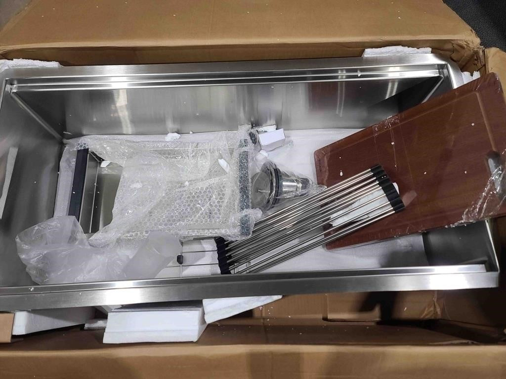 Workstation Kitchen Sink, TECASA 36 Inch