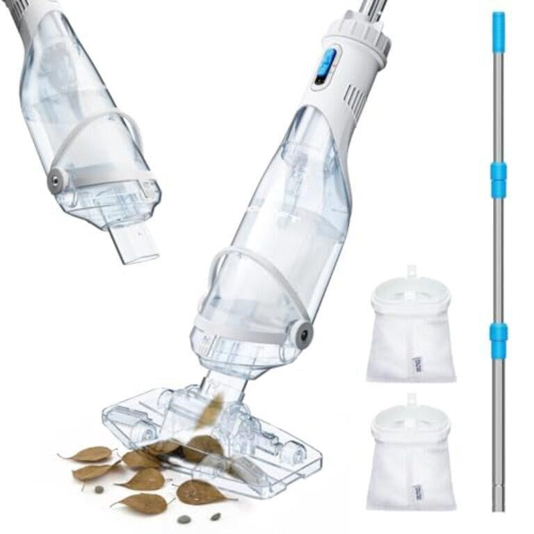 InoKraft Cordless Pool Vacuum Cleaner, Rechargeable, Handheld Pool Vacuum