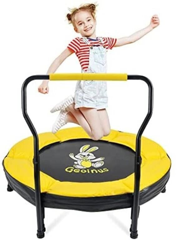 38 inch Trampoline for Kid, Mini Trampoline with Handle