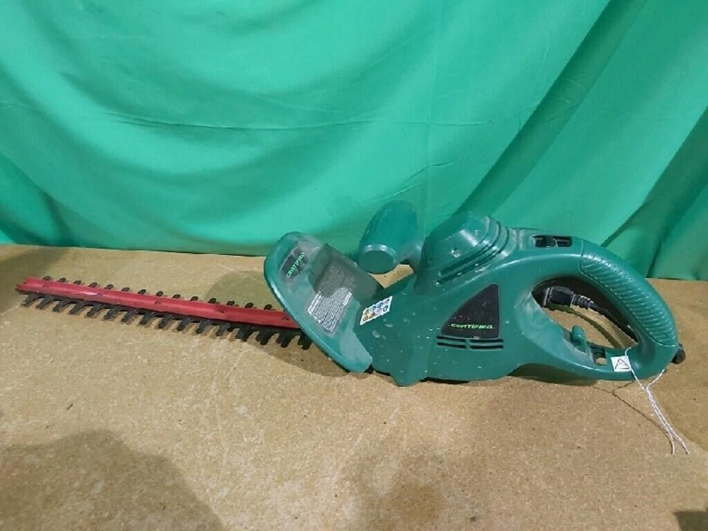 Certified 2.7A Electric Hedge Trimmer, 16-in