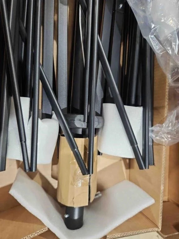 Only Stands - 15ft Patio Umbrella with 12 Sturdy Ribs