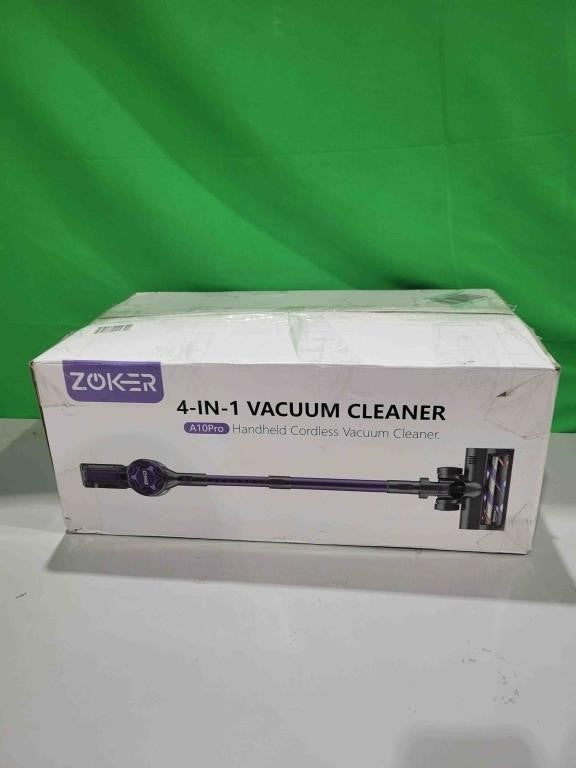 ZOKERLIFE Cordless Vacuum Cleaner, 4-in-1 Lightweight Stick Vacuum Cleaner, Rechargeable Vacuum Cleaner with LED Headlights, Portable Handheld Vacuum for Home Kitchen Hard Floor Pet Hair Cleaning