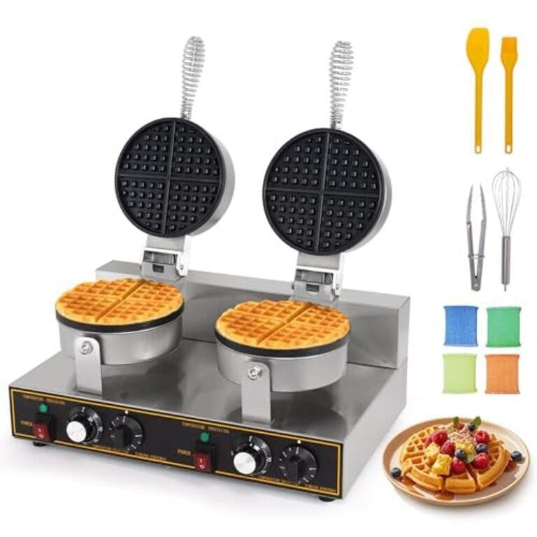 Dyna-Living Waffle Maker 2400W Double Waffle Iron Maker