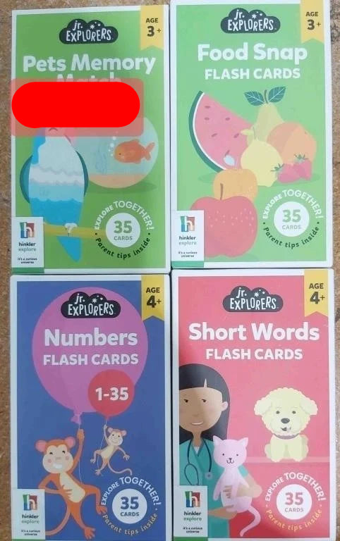 Jr. Explorers Various Flash Card