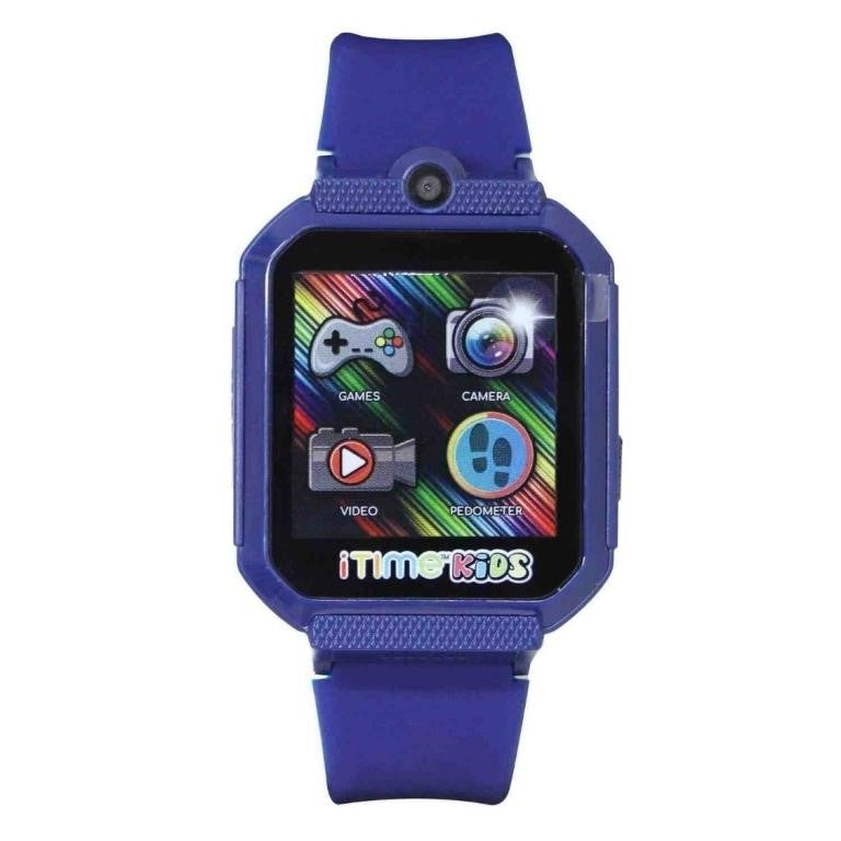 Accutime iTIME Kids Shark Blue Educational Learning Touchscreen Smart Watch