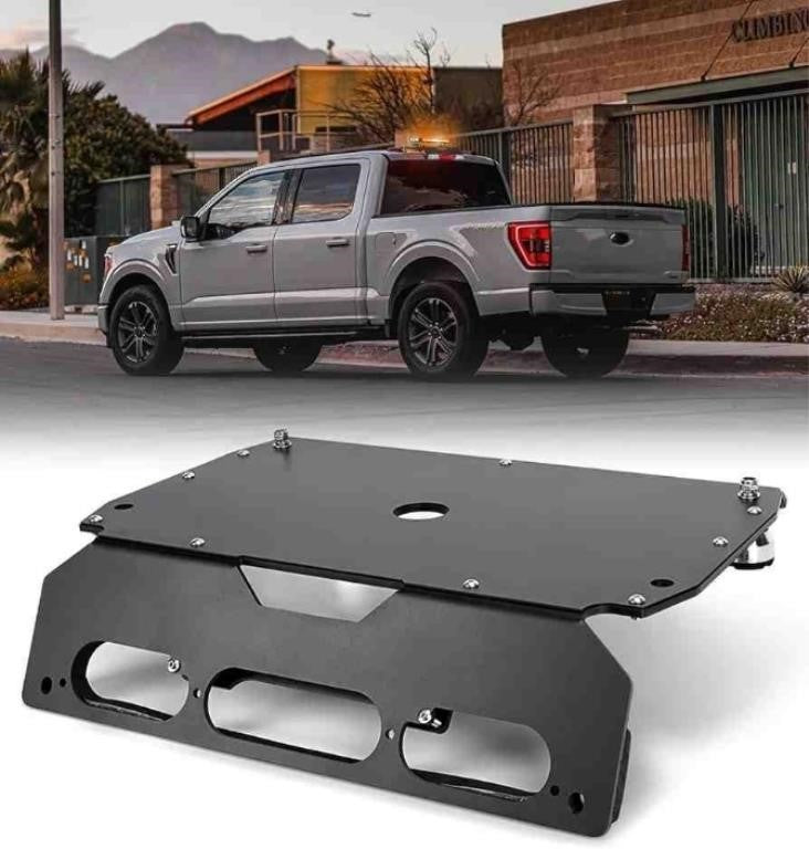 Xprite Drill-Free Light Bar Cab Mount, Magnetic Strobe Light bar Mount Bracket Compatible with Ford F-150 (2015+), Ford F-250-F-550 (2017+) Replace for Ford f250 Accessories