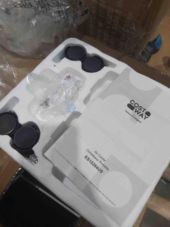 Portable Oscillating Evaporative Air Cooler Fan with 3-Speed Modes and Remote