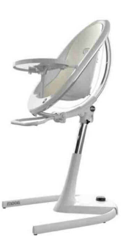 Mima Moon 2G Crystal High Chair, White