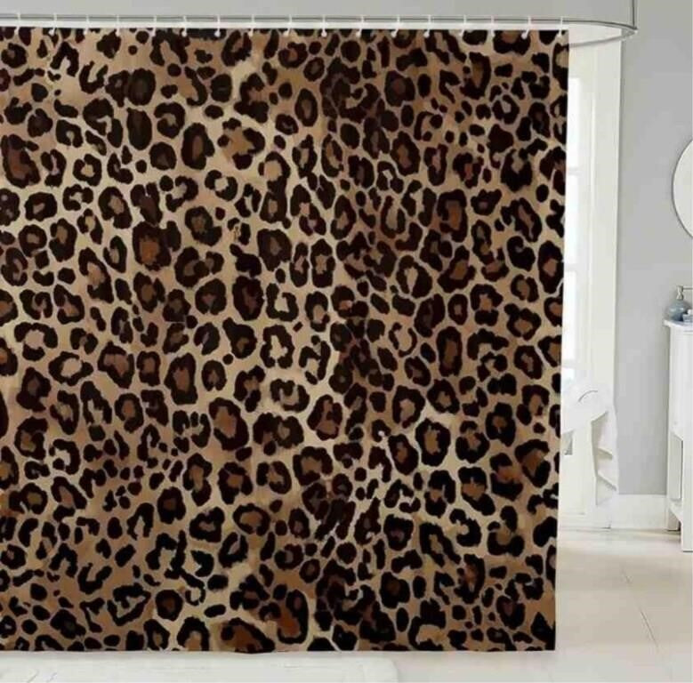 Leopard Print Shower Curtain