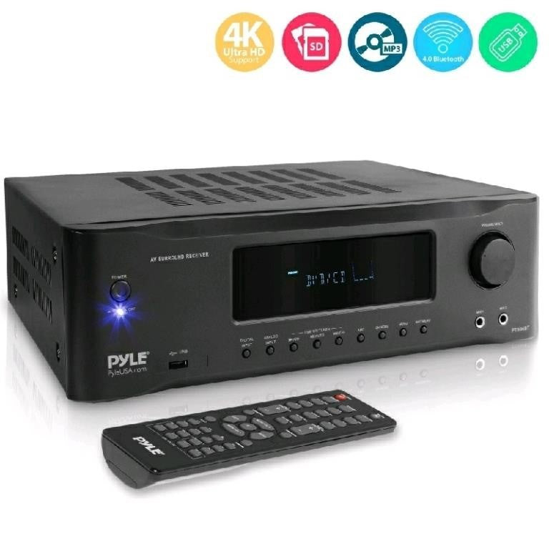 PYLE, Hi-Fi Bluetooth Home Theater Receiv