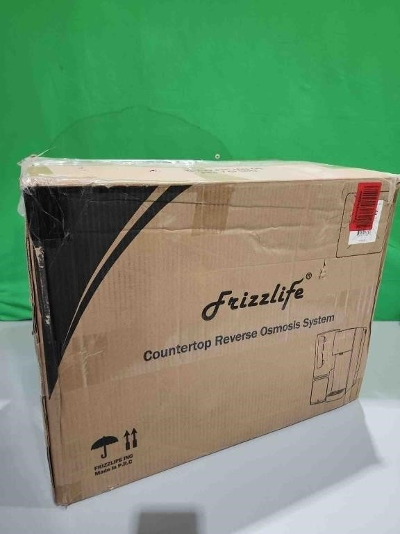 Frizzlife Countertop Reverse Osmosis System, Alkaline RO Water Filter with Portable Water Pitcher, NSF/ANSI 58 Certified Elements, 3.5:1 Pure to Drain, No Installation, Black -