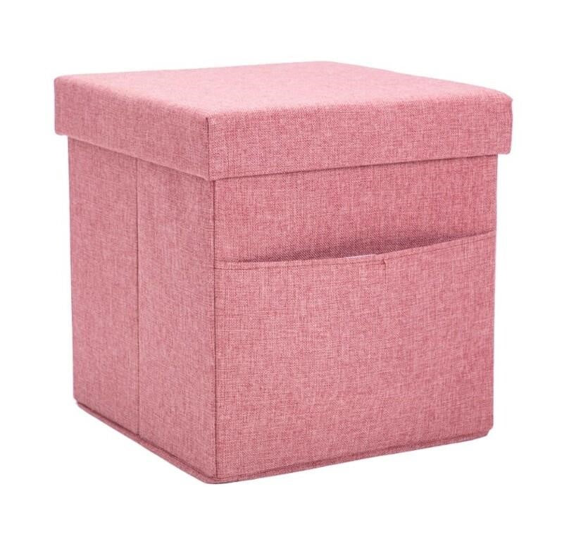 OrganizeMe Deluxe Collapsible Storage Ottoman