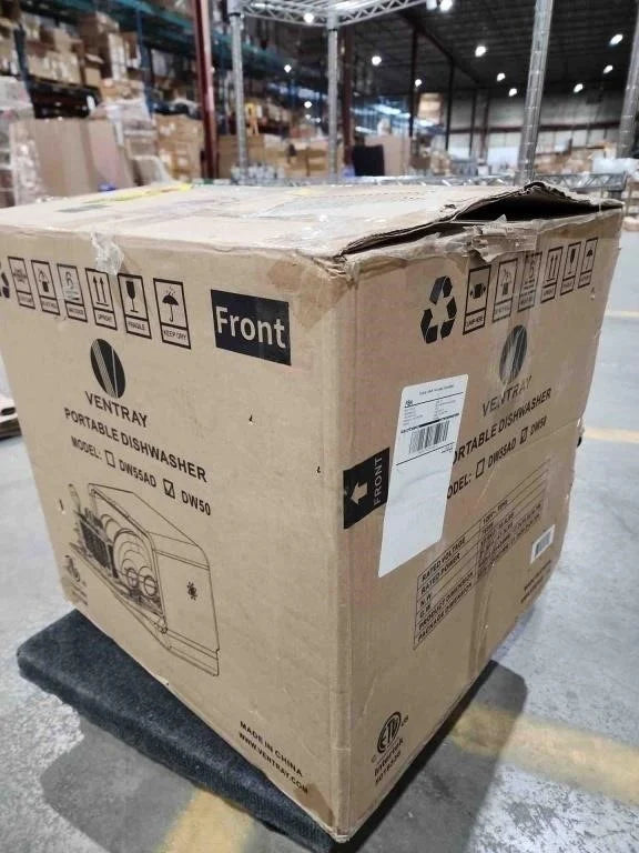 VENTRAY Countertop Portable Dishwasher Mini Compact with 5 Washing Programs LED Digital Display, DW50