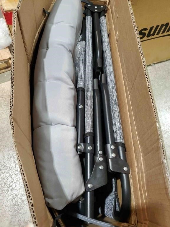 Outsunny Folding Lounge Chair with 4-leve