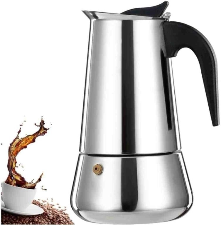 DITOSH 2 Cup Stovetop Espresso Maker Stai