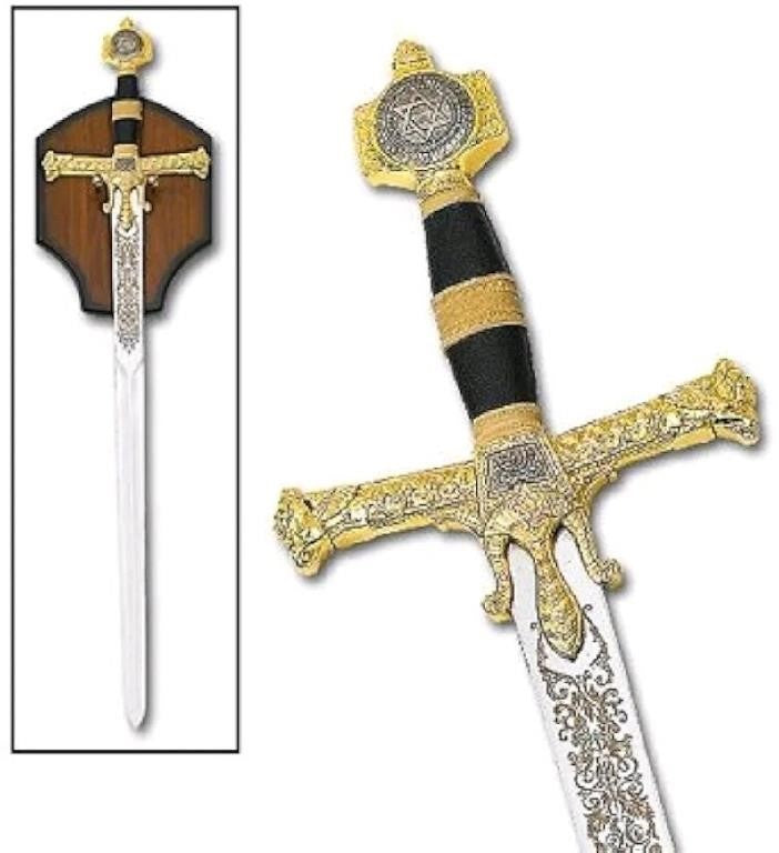 Martial Arts King Solomon Sword Plaque