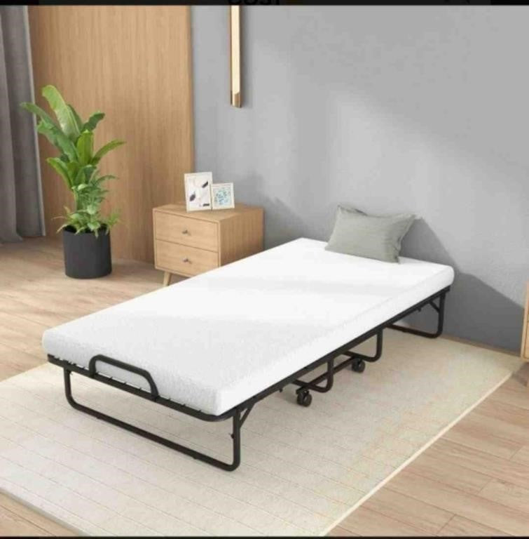 Folding Bed With Mattress, HU10915, Tw COSTWAY