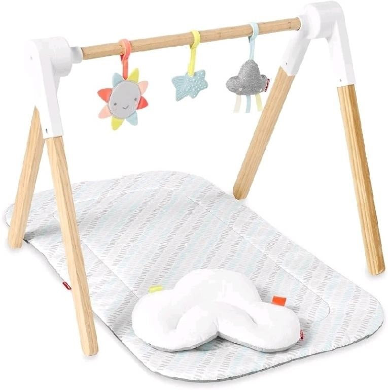 Skip Hop Wooden Baby Gym, Silver Lining Cloud Acti