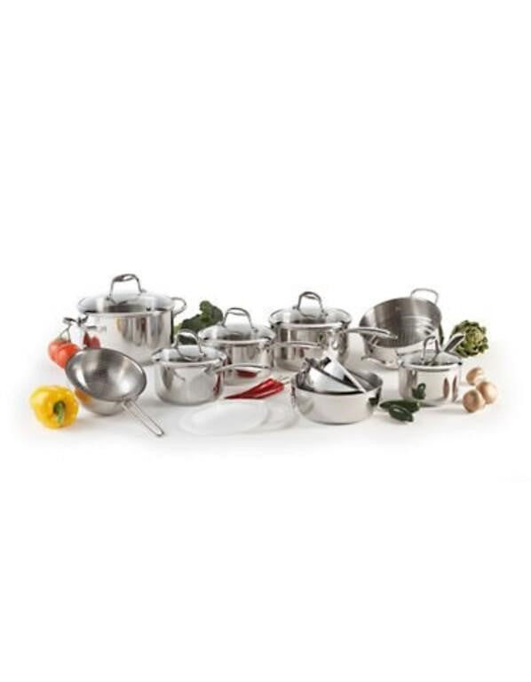 LAGOSTINA Ambiente 15 Piece Stainless Steel Cookwa