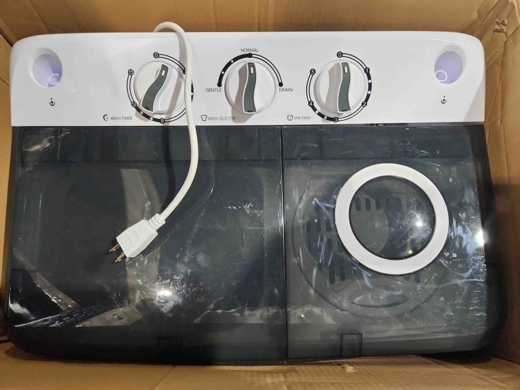 COSTWAY Portable Washing Machine, Twin Tu