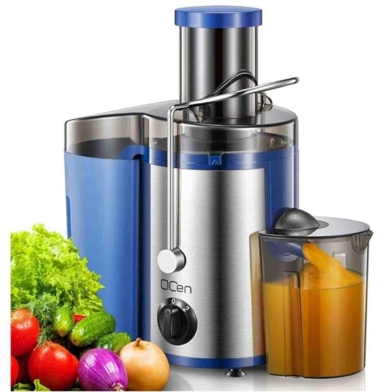 QCen Juicer Machine, 500W Centrifugal Juicer Extractor