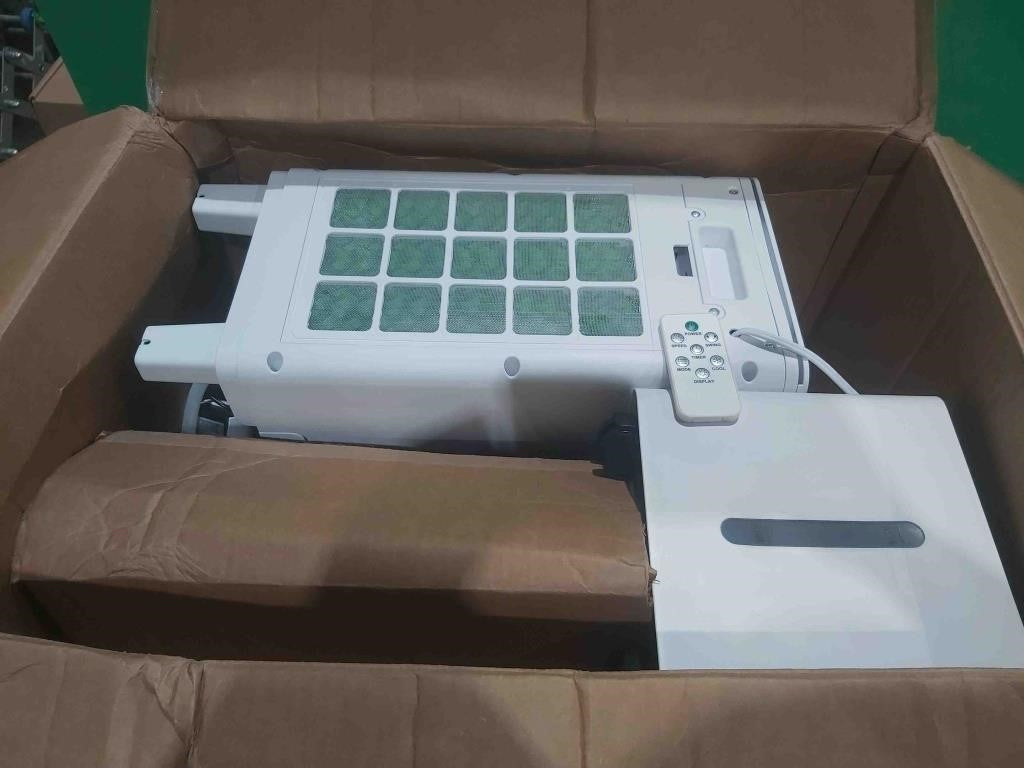 Portable Air Cooler, 6000ML Water Tank with 4 Ice Packs