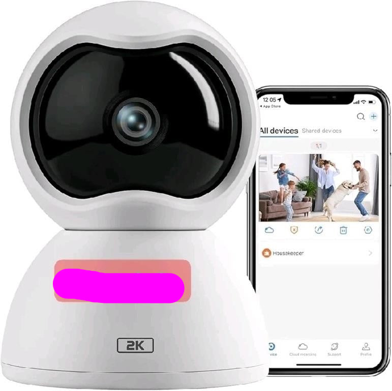 v2K Indoor Security Camera, Pet Camer
