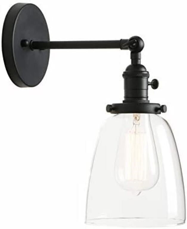Permo Industrial Edison Antique Single Sconce with