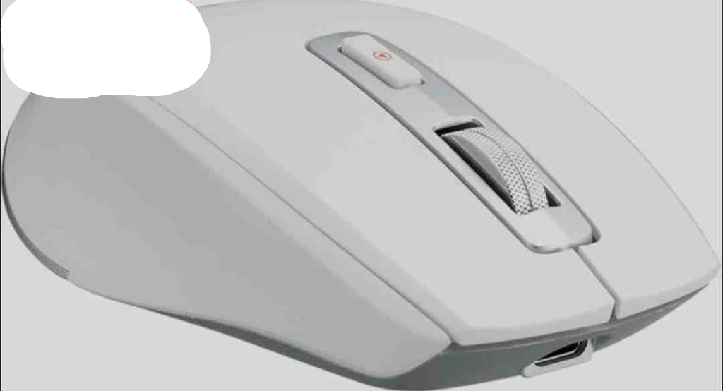 TMICE TKM01A Dido Multi-functional Bluetooth Mouse, White -