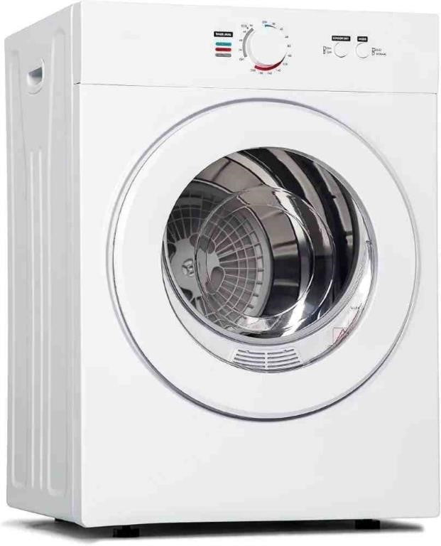 Euhomy Compact Dryer 1.8 cu. ft. Portable Clothes Dryers, WHITE