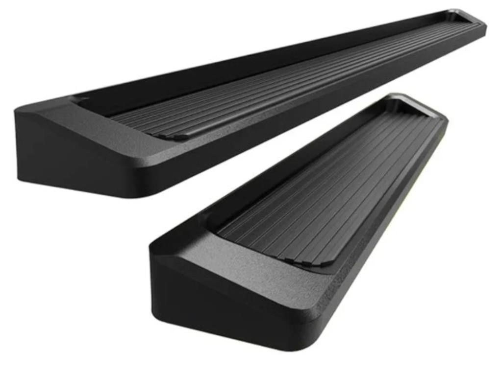 APS Premium 6in Black Running Boards, Full Size Van 15-24, 32"/96"