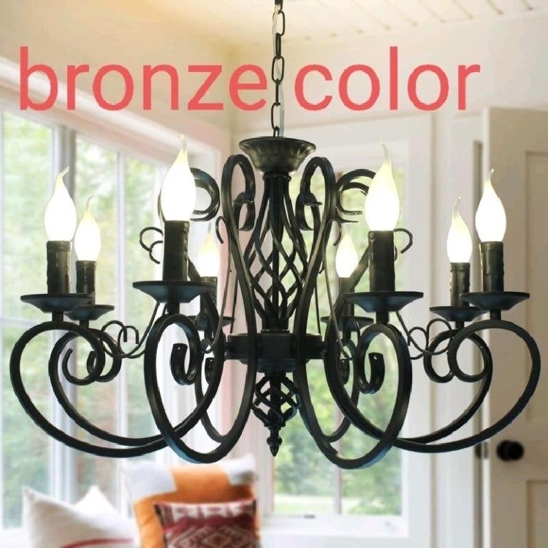 Ganeed French Country hanging Chandeliers,8 Lights