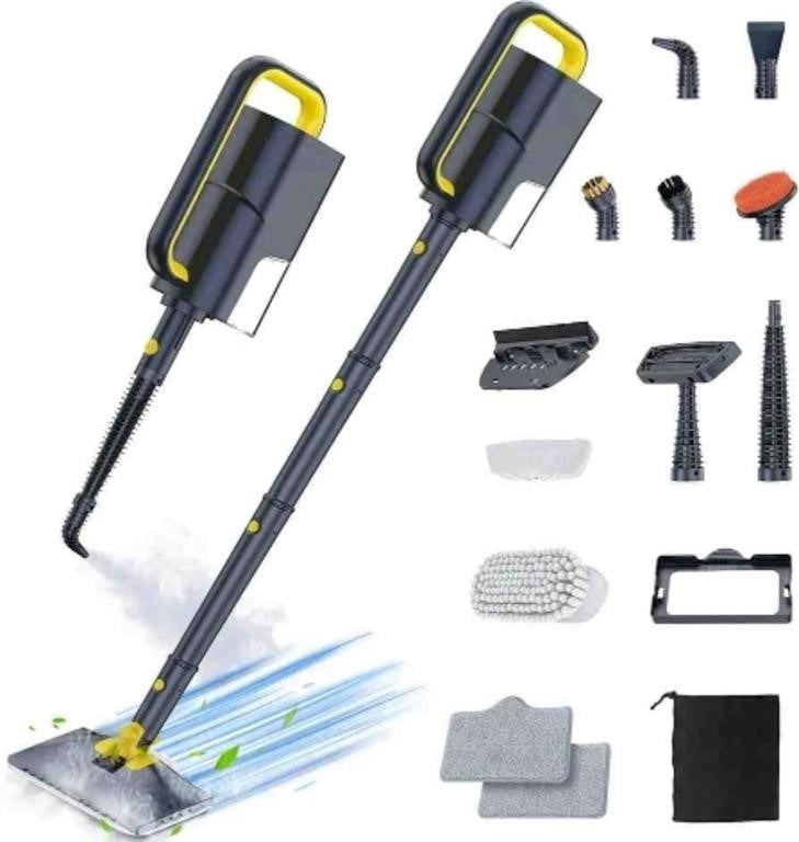 ScrubWiz Steam Mop Cleaner with Detachable Ha