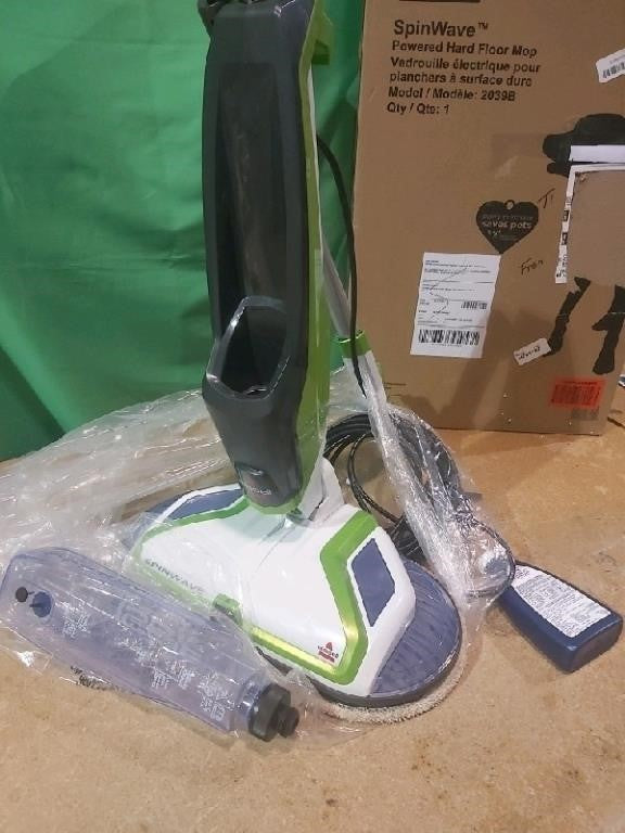 Spinwave Cord Powered Hard Floor Mop Bissell