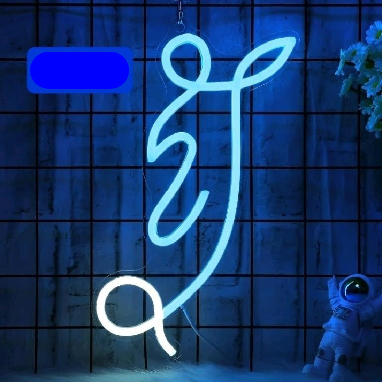 Soccer Neon Sign - Unique Design, Dim