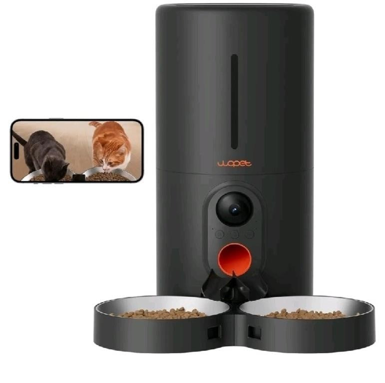 WOPET Automatic Cat Feeder with Camera for Tw