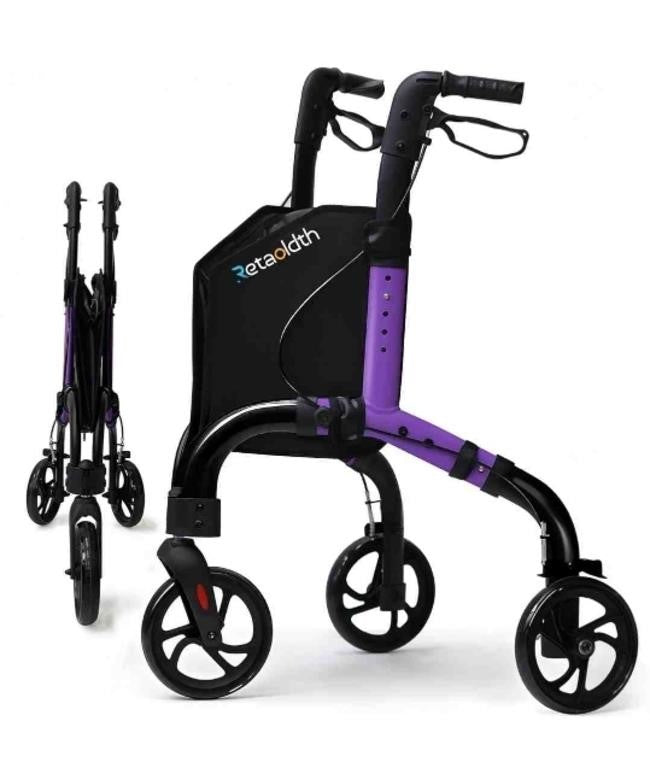 Retaoldth Premium 3 Wheel Rollator Walker