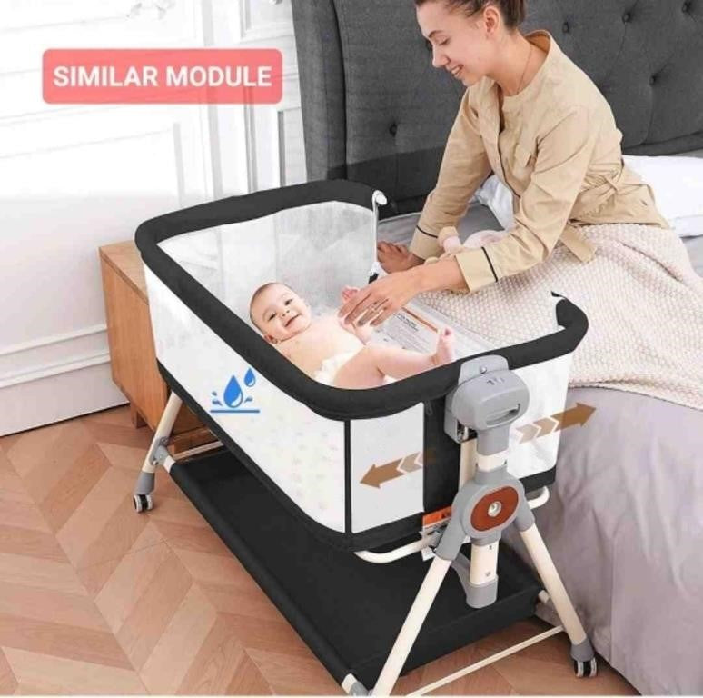 Rocking Bassinet Baby Bassinet with Waterproof Sheets