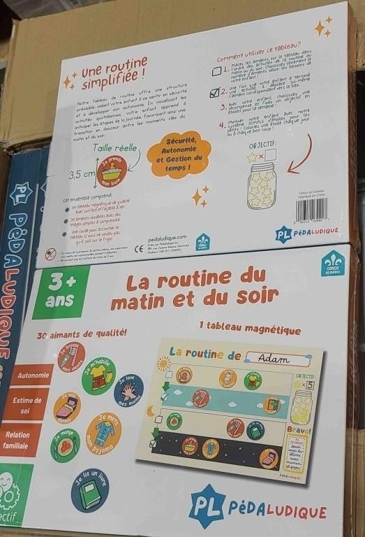 Magnetic Routine Board for Children