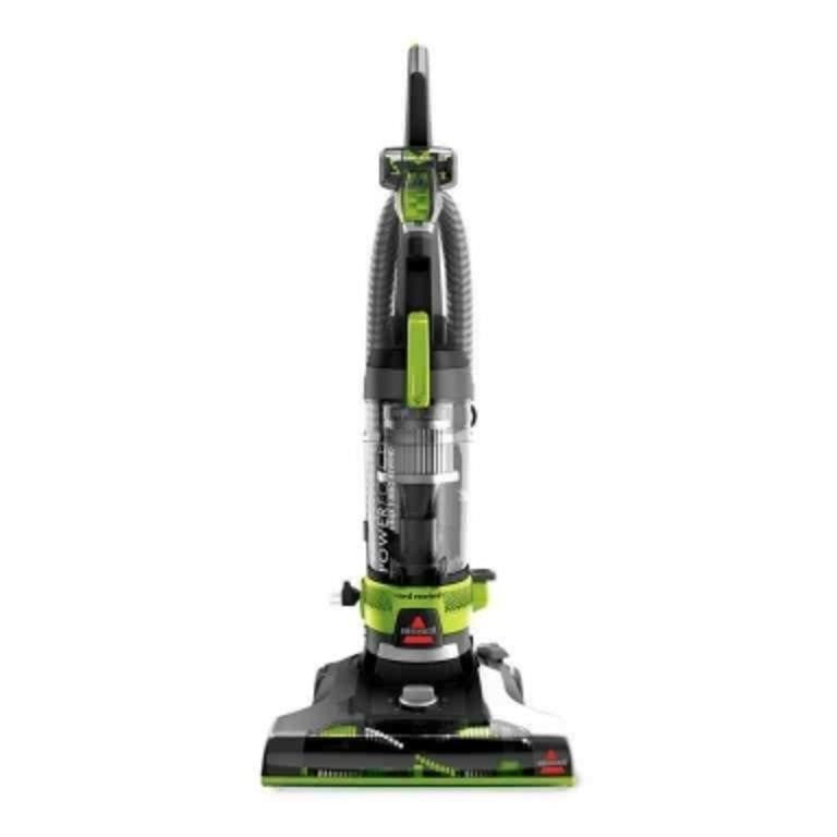BISSELL PowerForce Rewind Pet Bagless Upright Vacuum Black/Green, Model 3333C