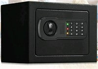 Safe Deposit Box With KeyPad, Black, 13"L x 10"W x
