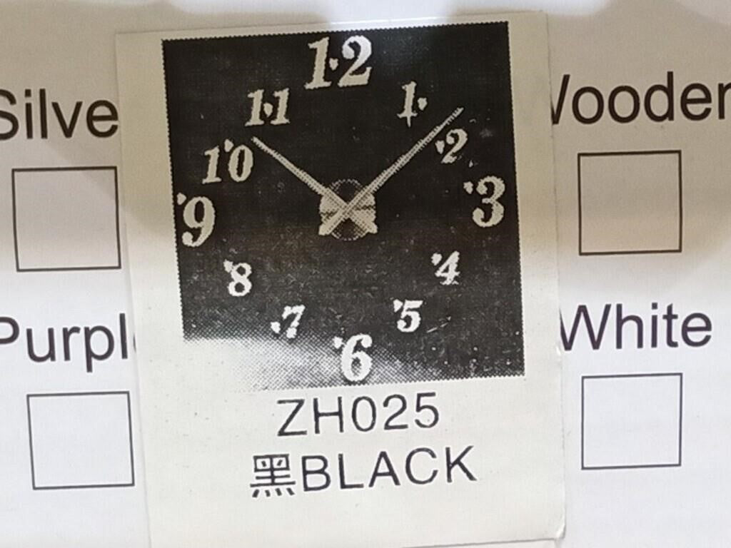 DIY Clock - Create Your Own Clock - Adhesive Frame